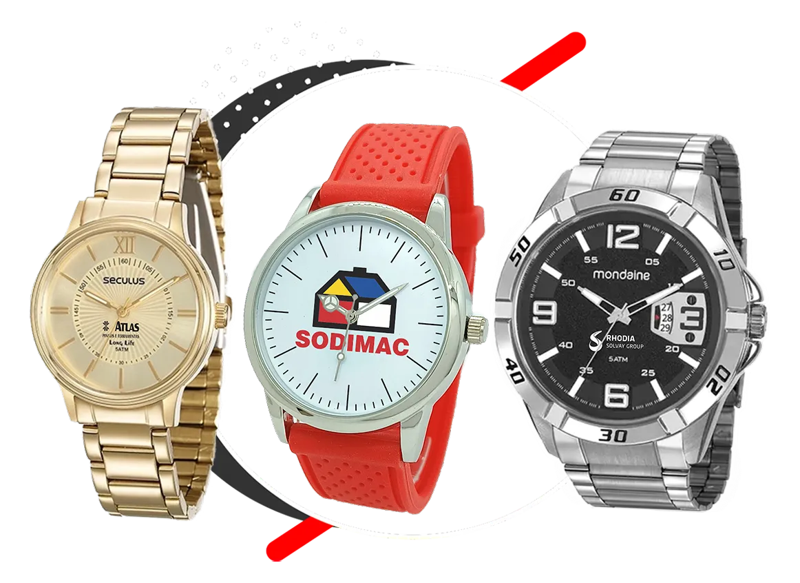 RELÓGIOS DE PULSO PERSONALIZADOS